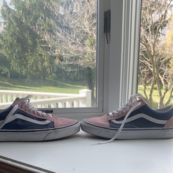 Blue and Pink Vans size 8 - Picture 2 of 7